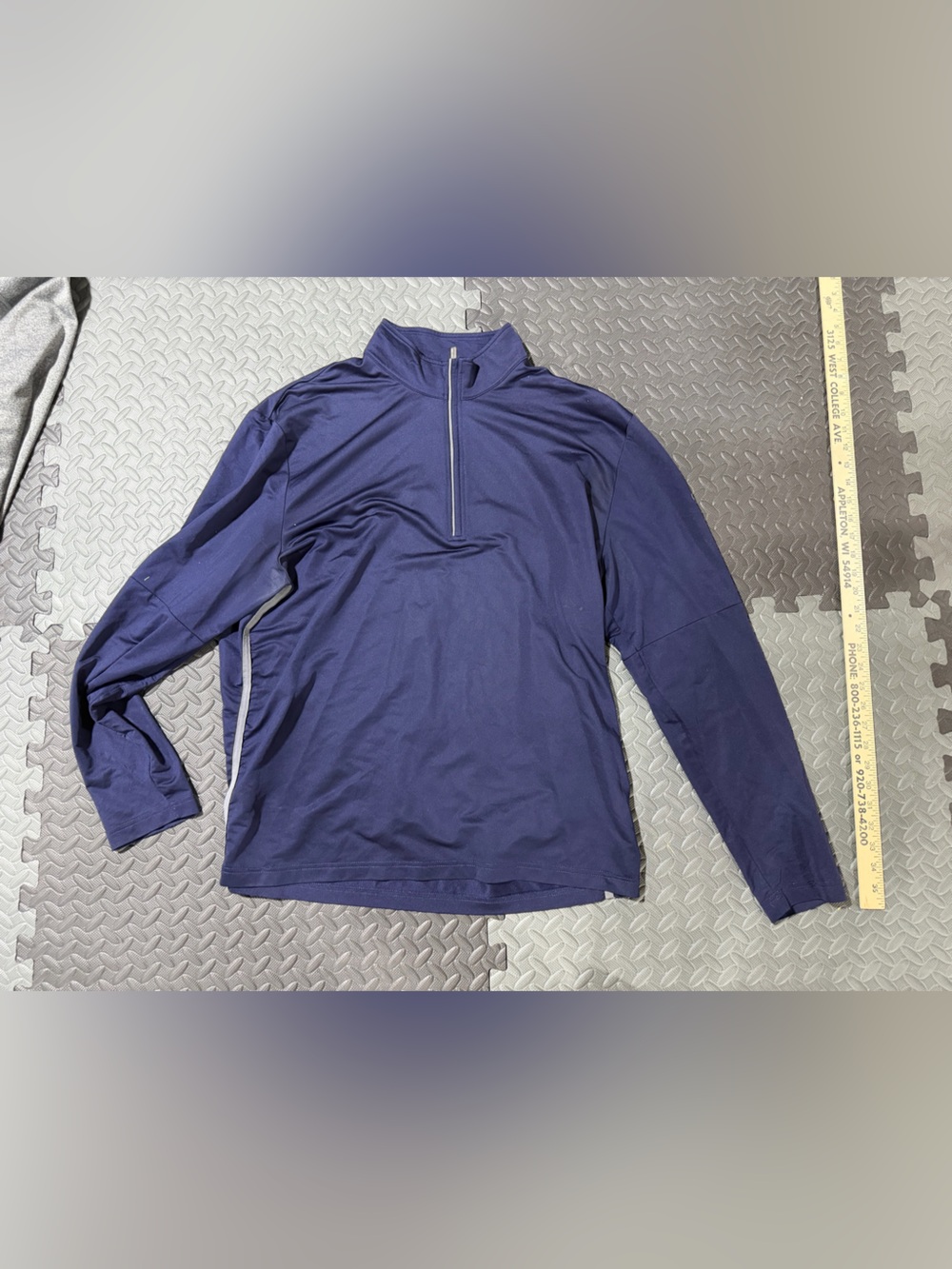 Men's XL Callaway Navy Blue Quarter Zip Shirt